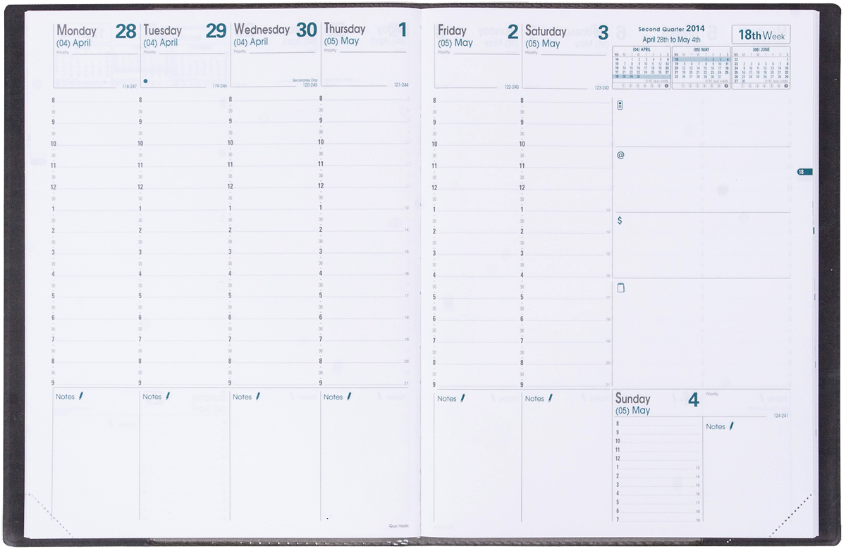 Does anyone know where to get a fountain pen friendly Weekly Desk