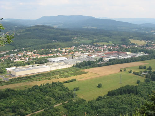 The Clairefontaine mill in the Vosges, France